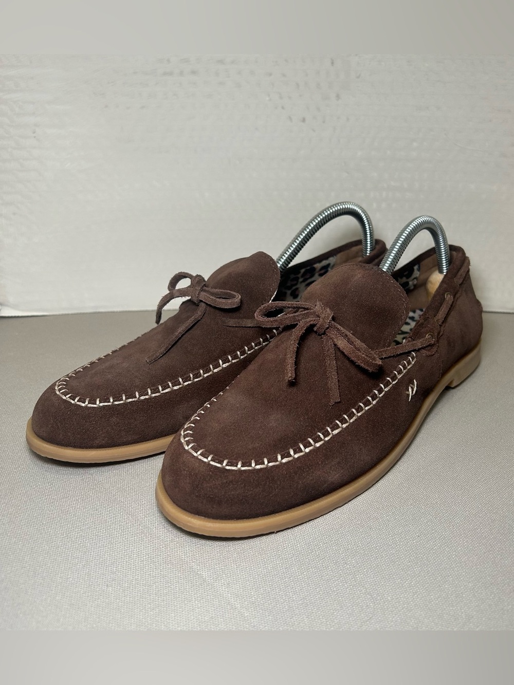 Free People Seas The Day Brown Suede Mules Women's Size 9.5